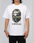 1st Camo By Bathing Ape T-Shirt - White/Green - LOADED