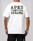 1st Camo College ATS T-Shirt - White