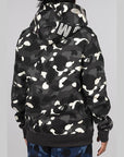 City Camo Shark Full Zip Hoodie - Black - LOADED