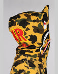 1st Camo 2nd Shark Full Zip Hoodie - Yellow