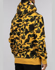 1st Camo 2nd Shark Full Zip Hoodie - Yellow