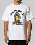 ABC Camo Milo Hoodie T-Shirt - White/Green