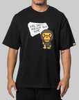 Baby Milo Graphic Relaxed Fit T-Shirt - Black