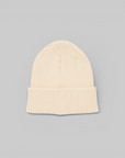 Cotton Rib Beanie - White