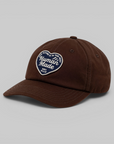 6 Panel Twill Cap - Brown