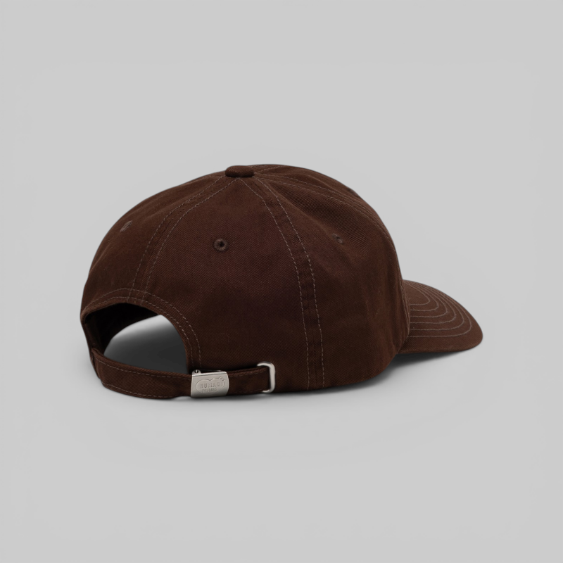 6 Panel Twill Cap - Brown