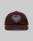 6 Panel Twill Cap - Brown
