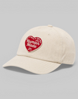 6 Panel Twill Cap - White