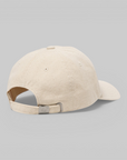 6 Panel Twill Cap - White