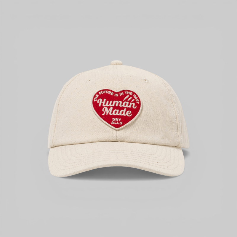 6 Panel Twill Cap - White
