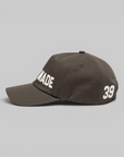5 Panel Twill Cap - Charcoal