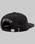 5 Panel Nylon Cap - Black