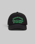 5 Panel Nylon Cap - Black