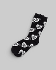 Heart Socks - Black