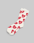 Heart Socks - White