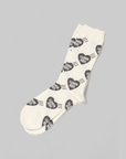 Heart Socks - Grey