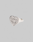 Heart Silver Ring - Silver