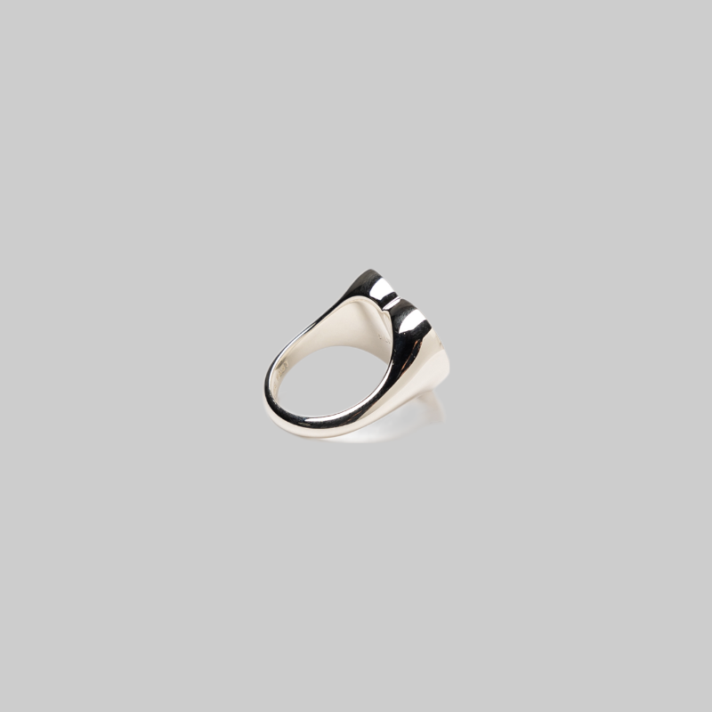 Heart Silver Ring - Silver