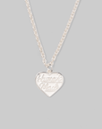 Heart Silver Necklace - Silver