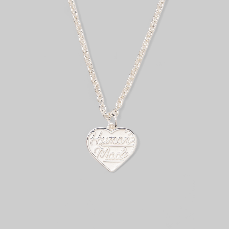 Heart Silver Necklace - Silver