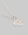 Heart Silver Necklace - Silver