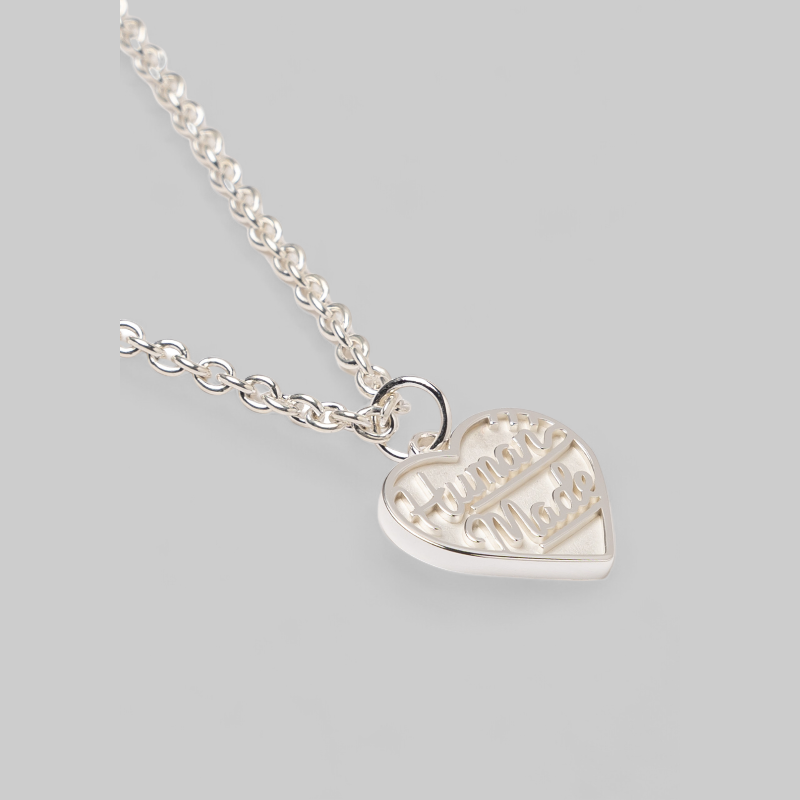 Heart Silver Necklace - Silver