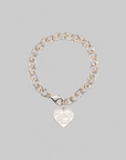 Heart Silver Bracelet - Silver