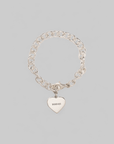 Heart Silver Bracelet - Silver