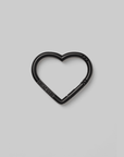 Heart Carabiner - Black