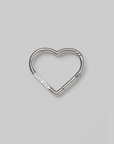 Heart Carabiner - Silver