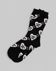 Heart Socks - Black