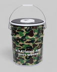 ABC Camo Steel Can Stool - Green