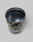 ABC Camo Steel Can Stool - Green