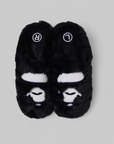 X Subu Ape Head Puffer Sandals - Black