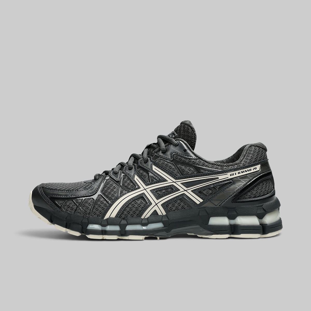 Gel-Kayano 20 - Obsidian Grey/Oatmeal