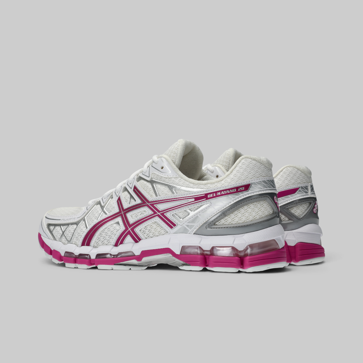 Gel-Kayano 20 - White/Raspberry