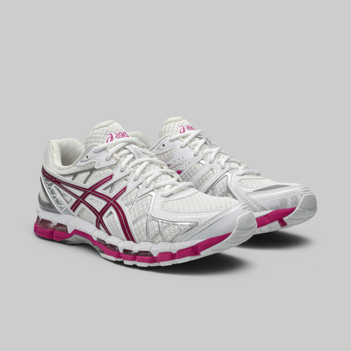 Gel-Kayano 20 - White/Raspberry