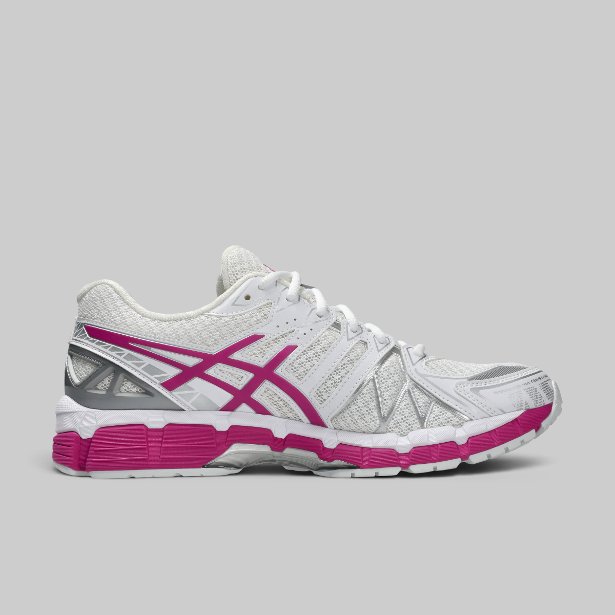 Gel-Kayano 20 - White/Raspberry