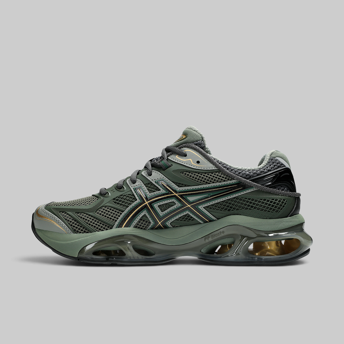 Gel-Kinetic 2.0 - Obsidian Grey/Olive Canvas