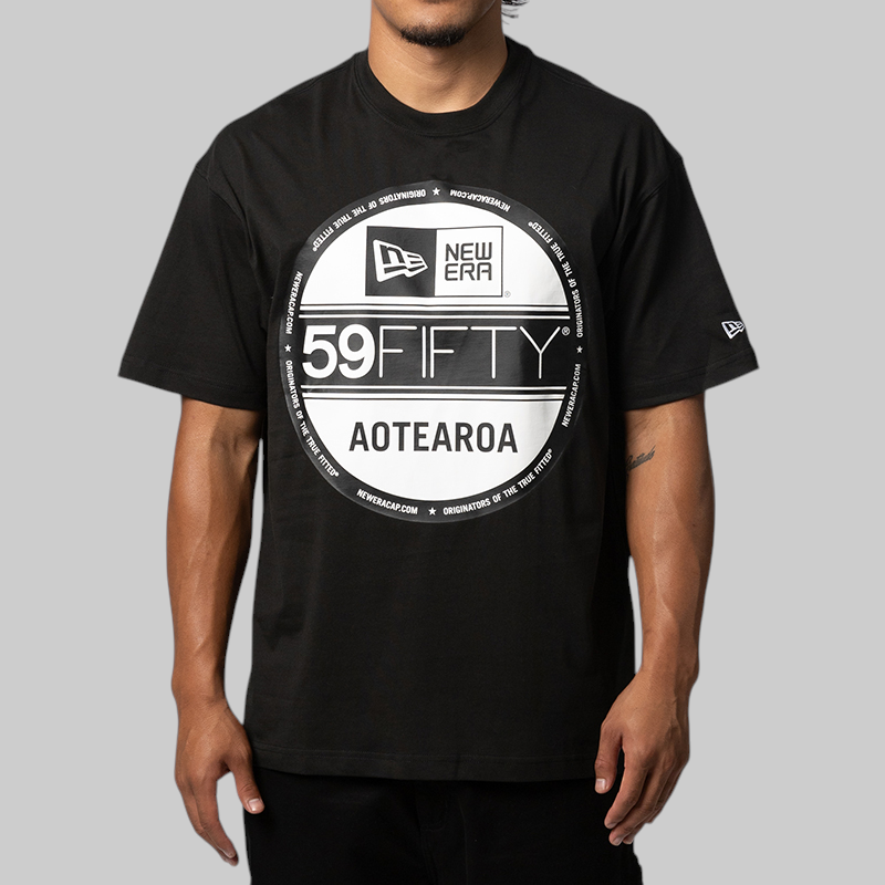 59Fifty Day Sticker Aotearoa T-Shirt - Black