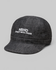 Denim Utility Cap - Black