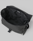 Reflective Messenger Bag - Black