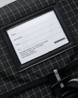 Reflective Messenger Bag - Black
