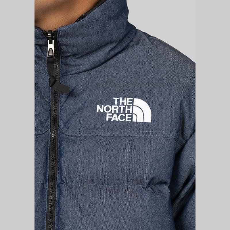 F Naf Jacket Reverable 1992 Reversible Nuptse Jacket - Denim Blue/TNF Black – LOADED