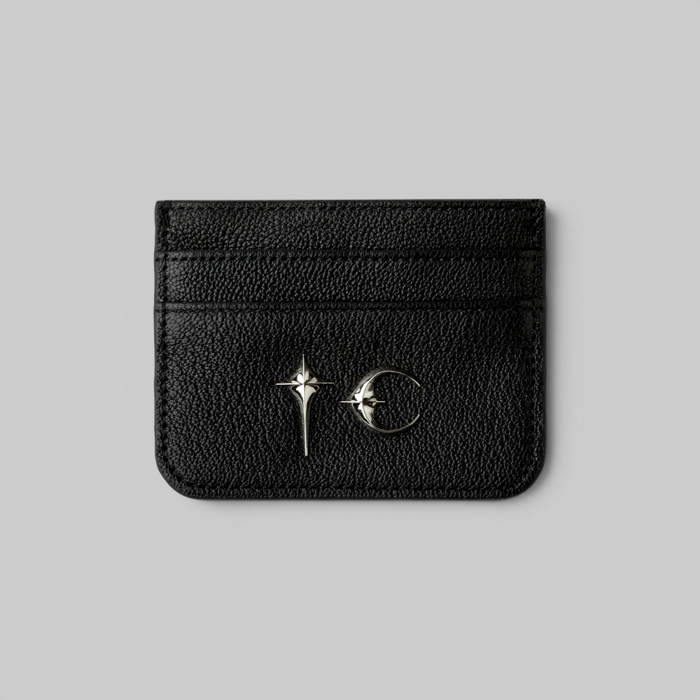 TC Leather Card Holder - Black
