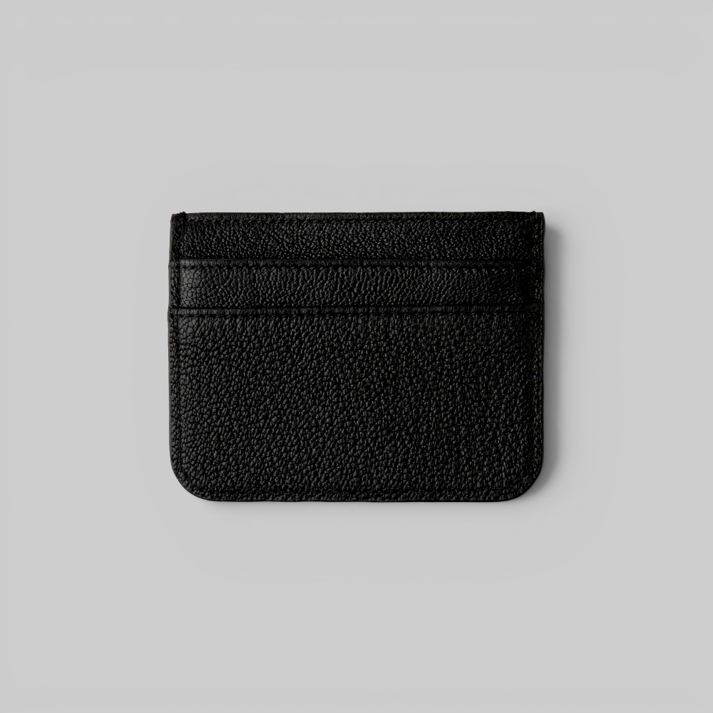 TC Leather Card Holder - Black