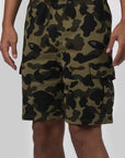 1st Camo 6 Pocket Sweat Short - Green - LOADED