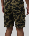 1st Camo 6 Pocket Sweat Short - Green - LOADED