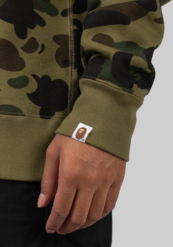 1st Camo Shark Full Zip Hoodie - Green – LOADED