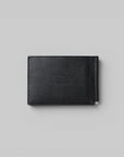 Leather Clip Wallet - Black